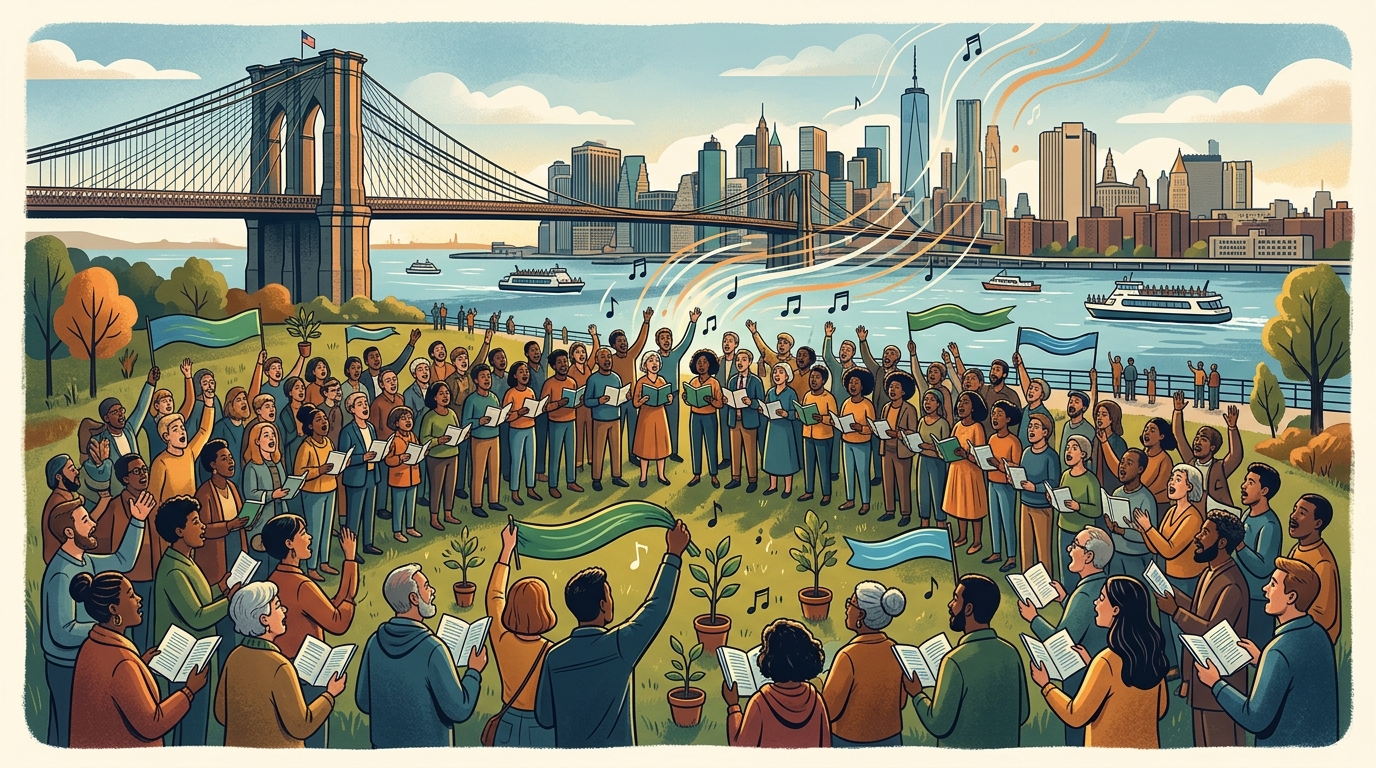 Climate Sing - Brooklyn Bridge Park