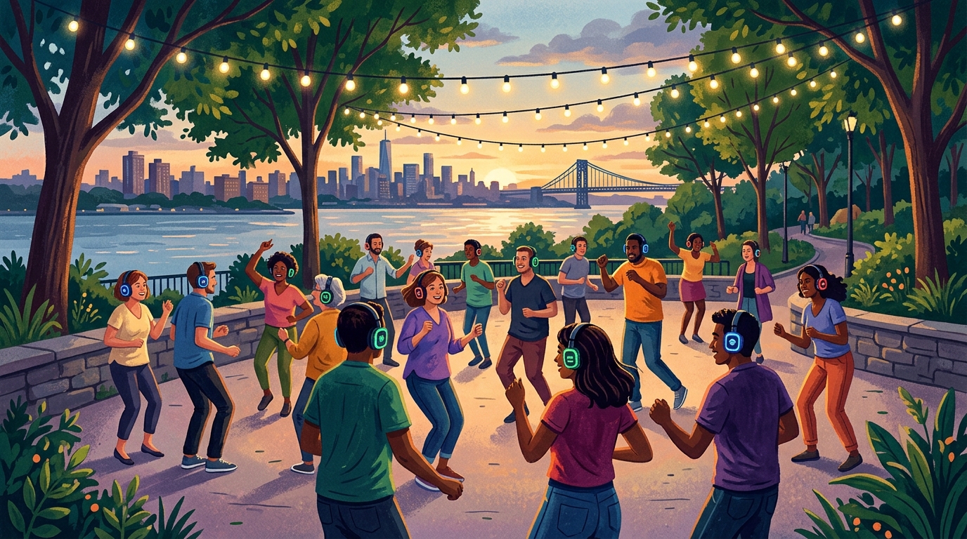Silent Disco at Riverside Park — Summer on the Hudson