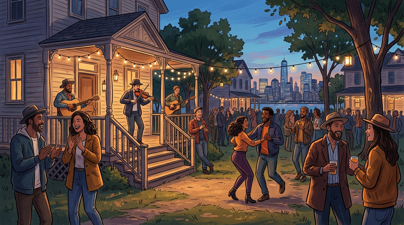 Porch Stomp on Governors Island