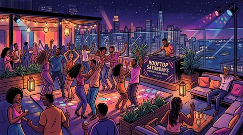 Rooftop Saturdays — Afrobeats, R&B & Reggae Rooftop Party