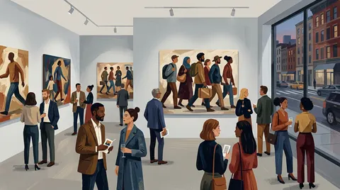 Benny Andrews: Migrants — Chelsea Gallery Show