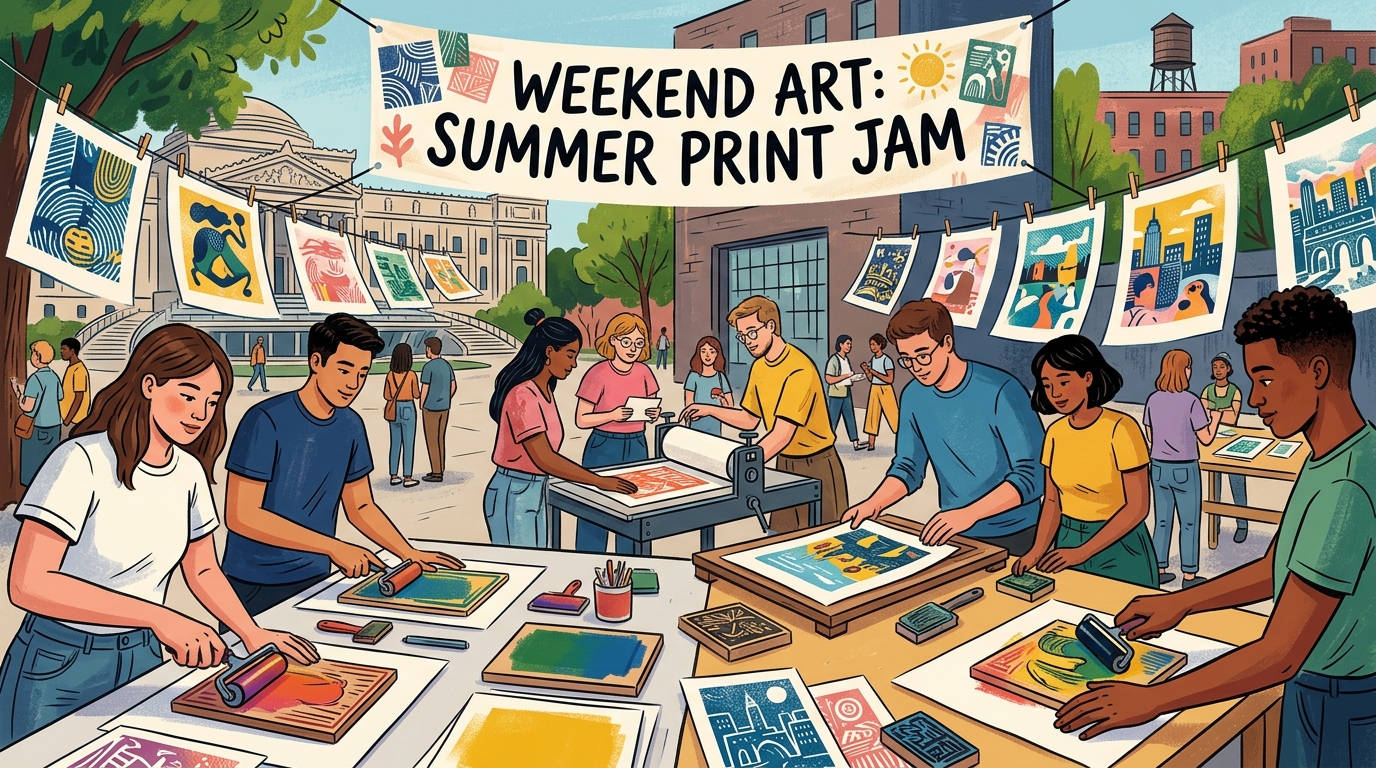 Weekend Art: Summer Print Jam