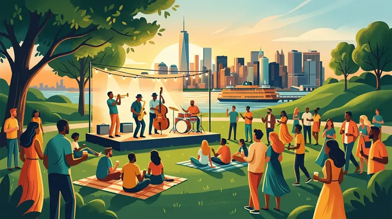 Solstice sounds: summer jazz on Governors Island event image