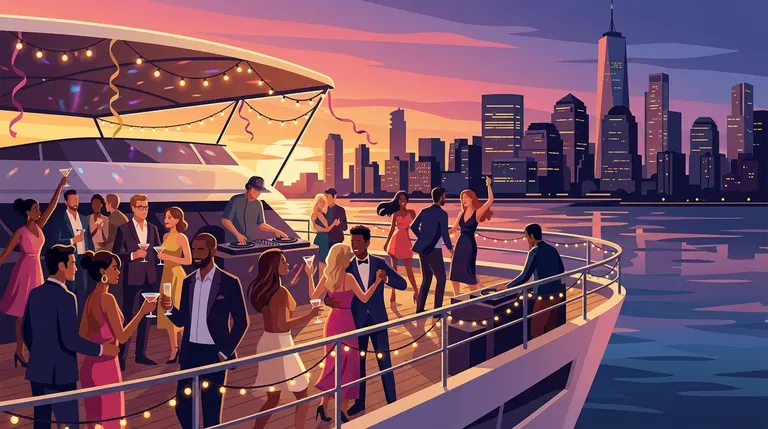NYC Sunset Party Cruise aboard the Harbor Lights Yacht event image